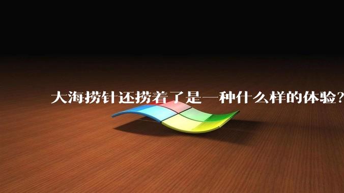 大海捞针还捞着了是一种什么样的体验？